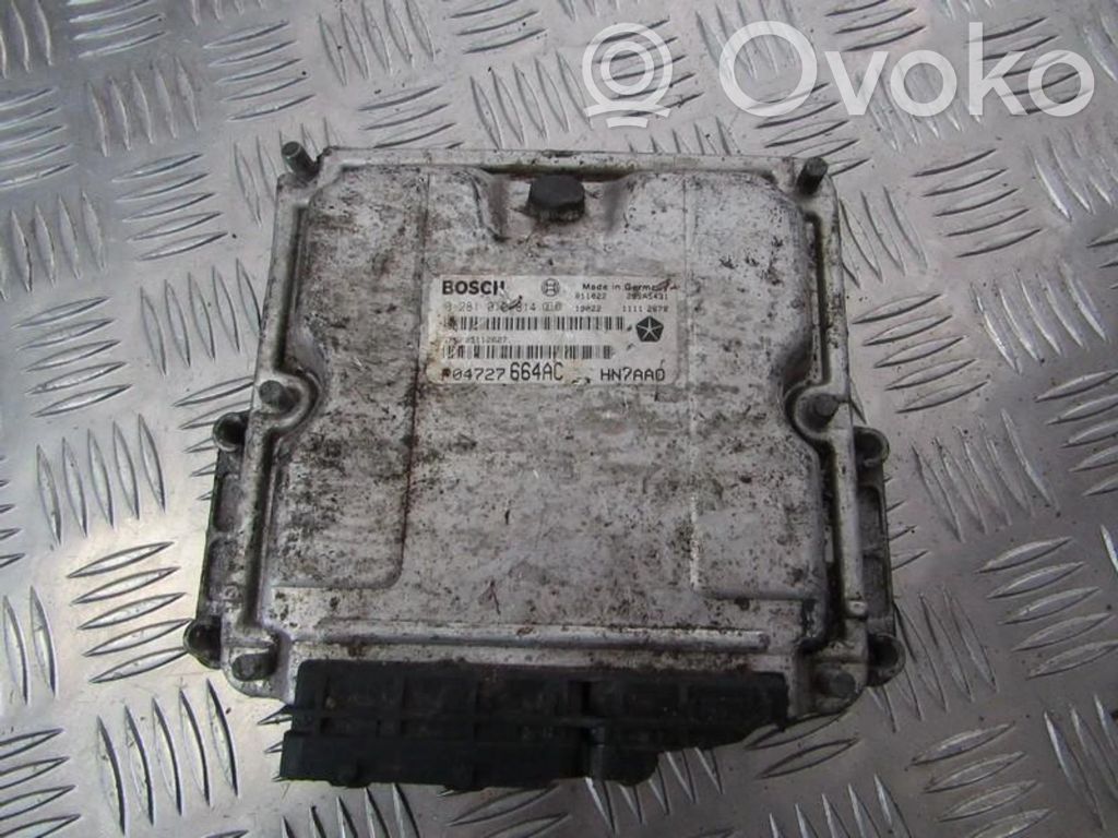 Engine control unit/module   0281010814,P04727664AC,0281010814,HN7AA0,P04727664AC