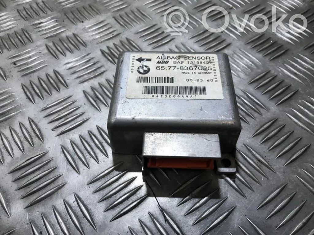 Module de contrôle airbag   65778367035,65778367035,009340,12198404,65778367035,65778367035