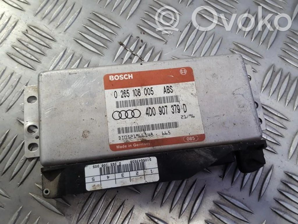 Unidad de control/módulo del ABS   0265108005,4D0907379D,0265108005,4D0907379D