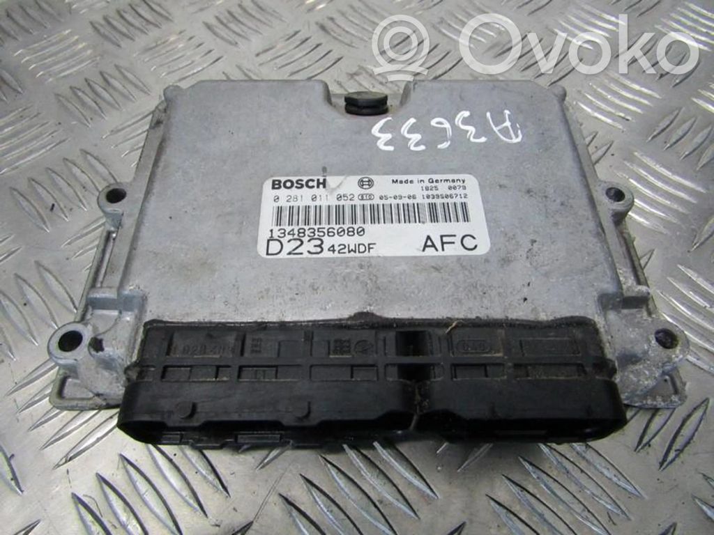 Engine control unit/module   1348356080,0281001052,0281001052,1348356080,D2342WDF