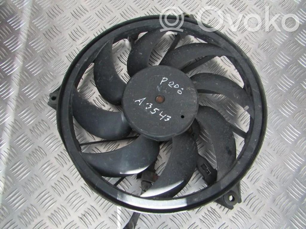 Peugeot 206 Convogliatore ventilatore raffreddamento del radiatore