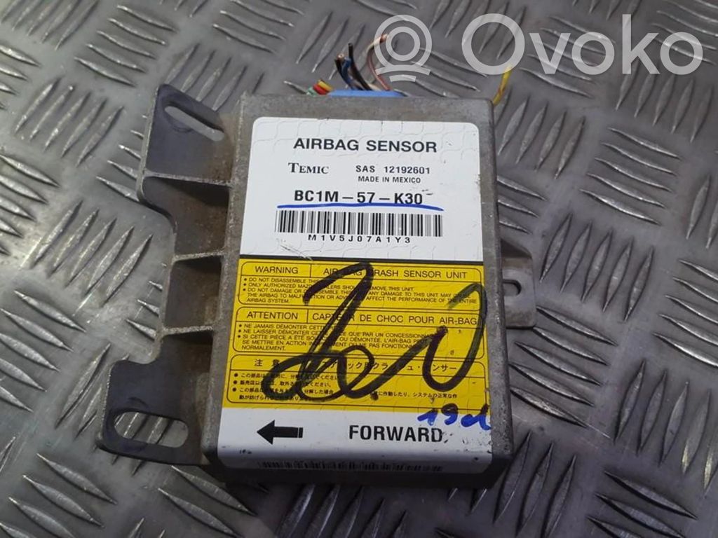 Module de contrôle airbag   BC1M57K30,BC1M57K30,12192601,BC1M57K30,BC1M57K30,M1V5J07A1Y3,SAS12192601
