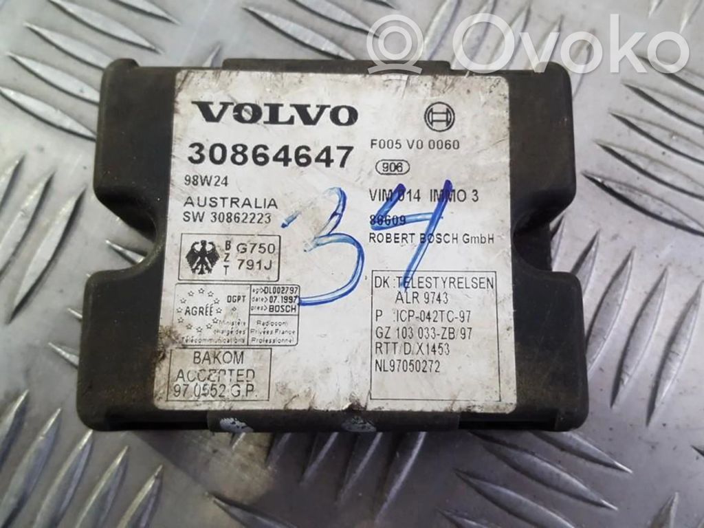 Volvo S40, V40 Centralina/modulo immobilizzatore 
