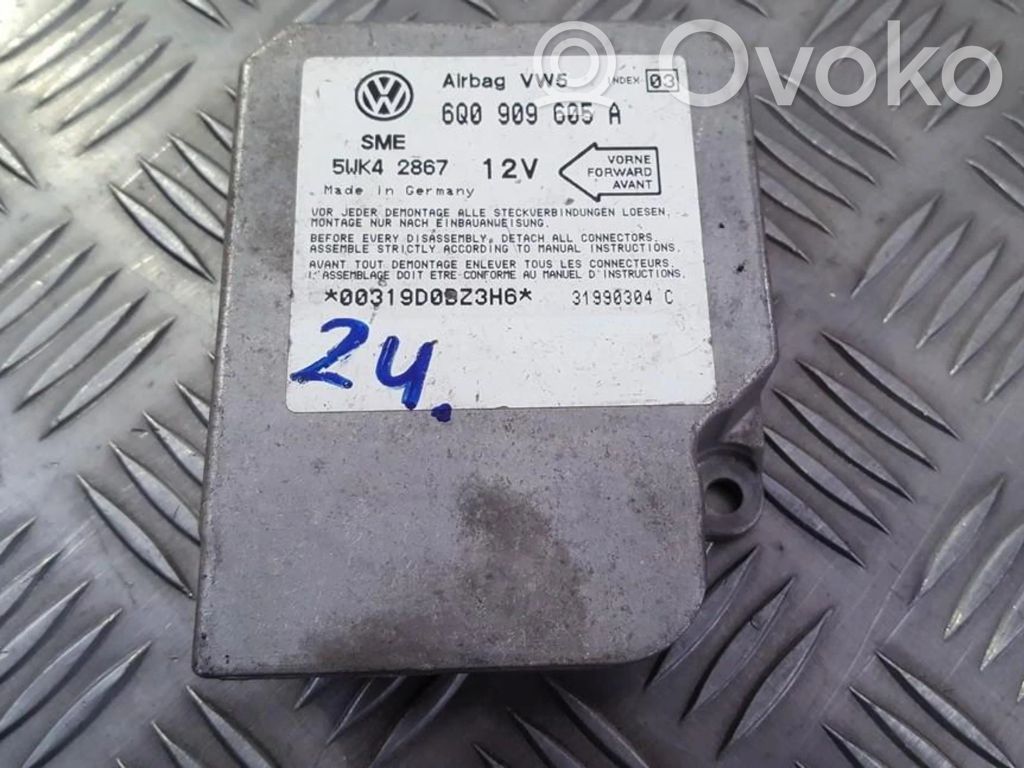 Centralina/modulo airbag   6Q0909605A,5WK42867,5WK42867,6Q0909605A