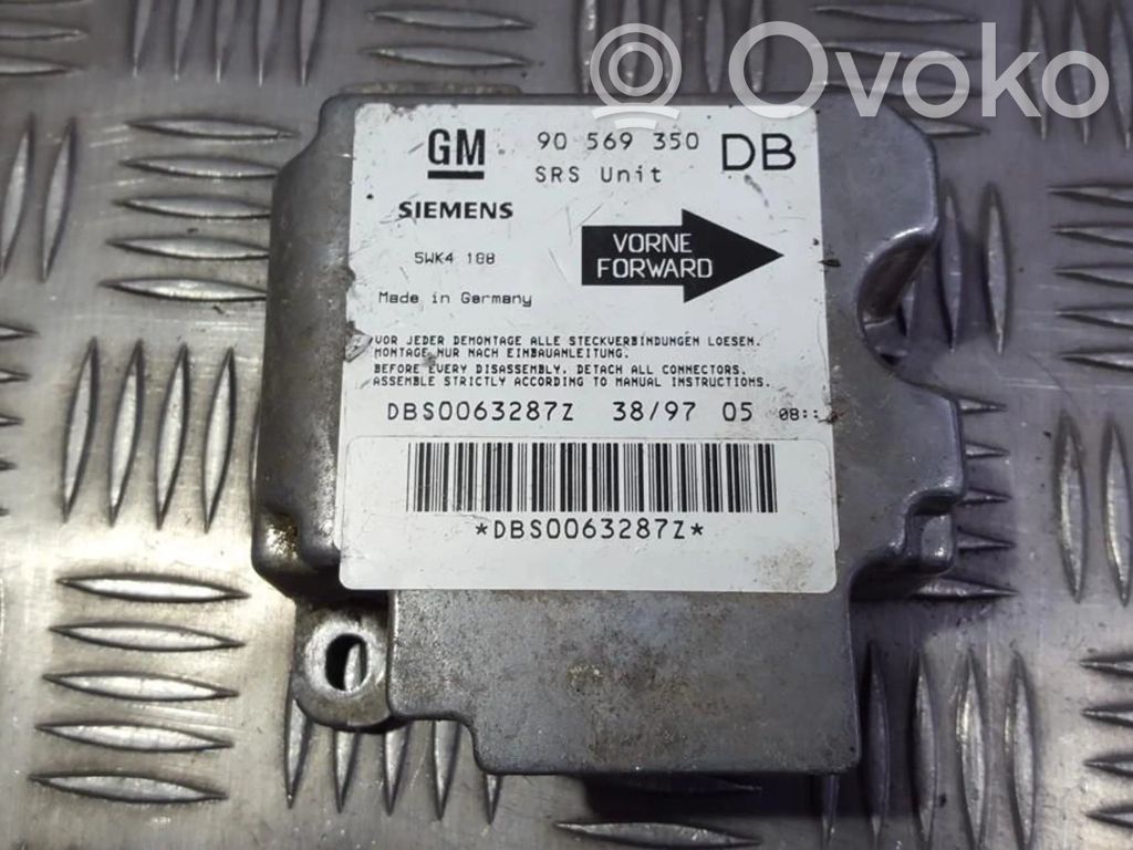 Centralina/modulo airbag   90569350,5WK4188,5WK4188,90569350