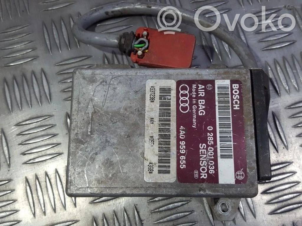 Centralina/modulo airbag   0285001036,4A0959655,0285001036,4A0959655