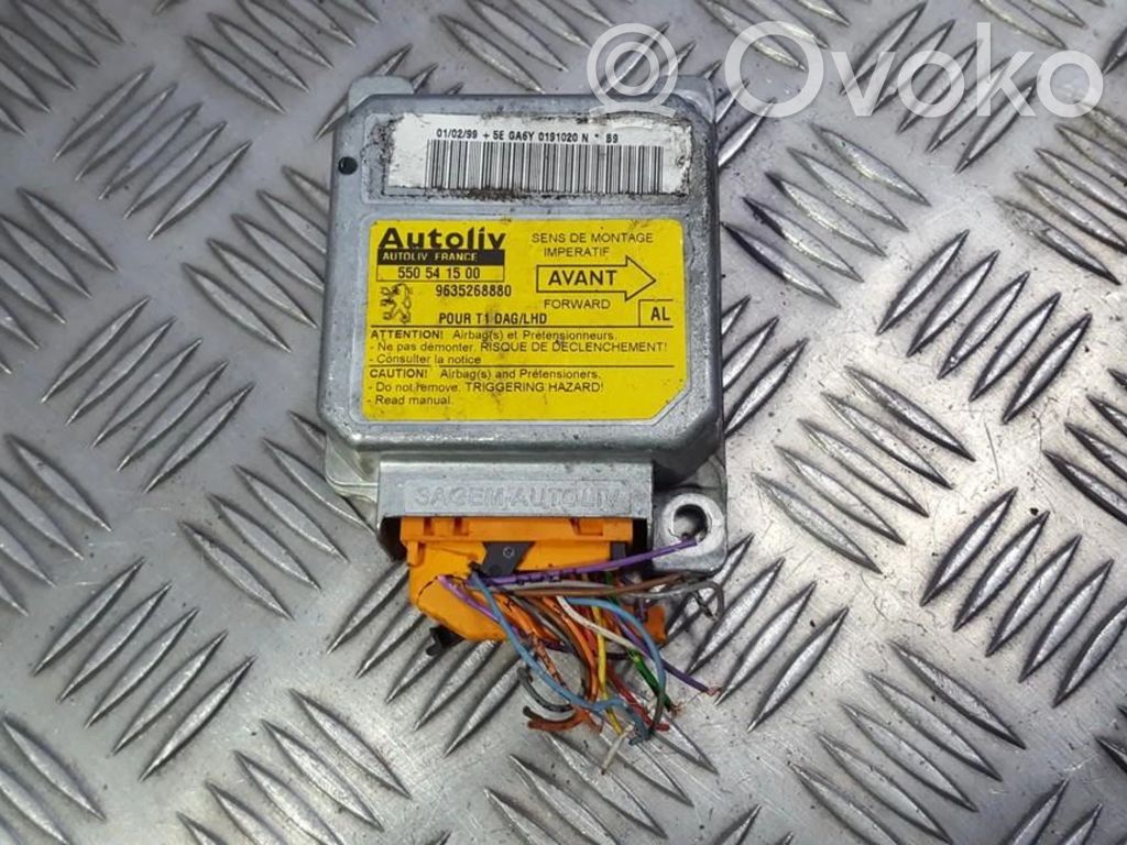 Unidad de control/módulo del Airbag   9635268880,550541500,550541500,9635268880