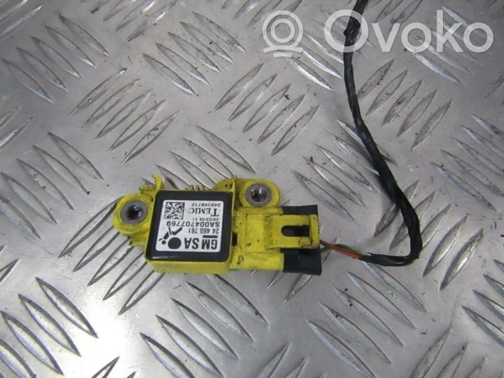 Sensor impacto/accidente para activar Airbag   24460761,SA004707769,24460761,343149712,SA004707769