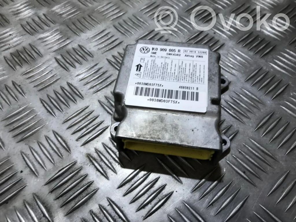 Centralina/modulo airbag   1K0909605R,5WK43412,1K0909605R,46050211B,5WK43412