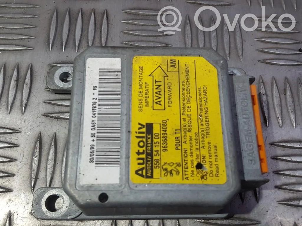 Centralina/modulo airbag   9636894080,550541500,550541500,9636894080