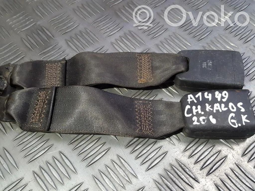 Chevrolet Kalos Boucle de ceinture de sécurité arrière