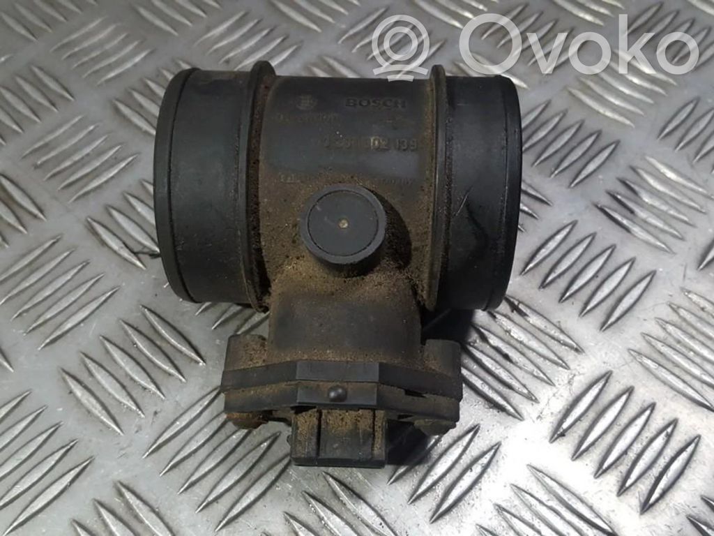 Caudalímetro de flujo del aire   0281002139,0281002139