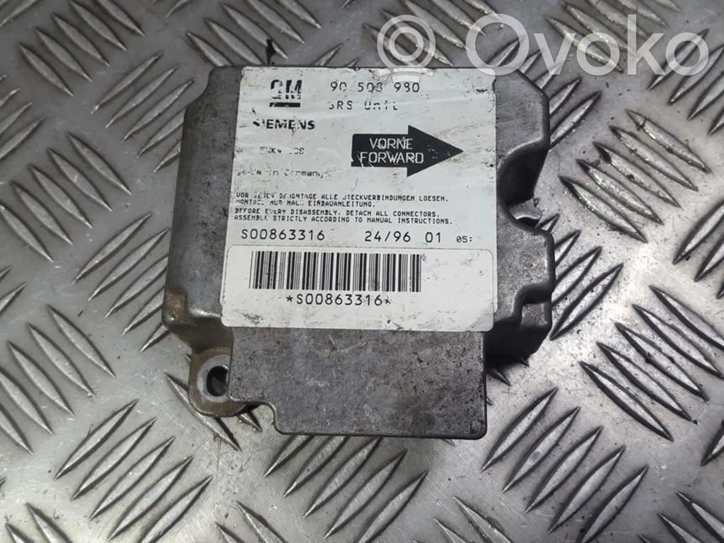 Opel Vectra B Centralina/modulo airbag 