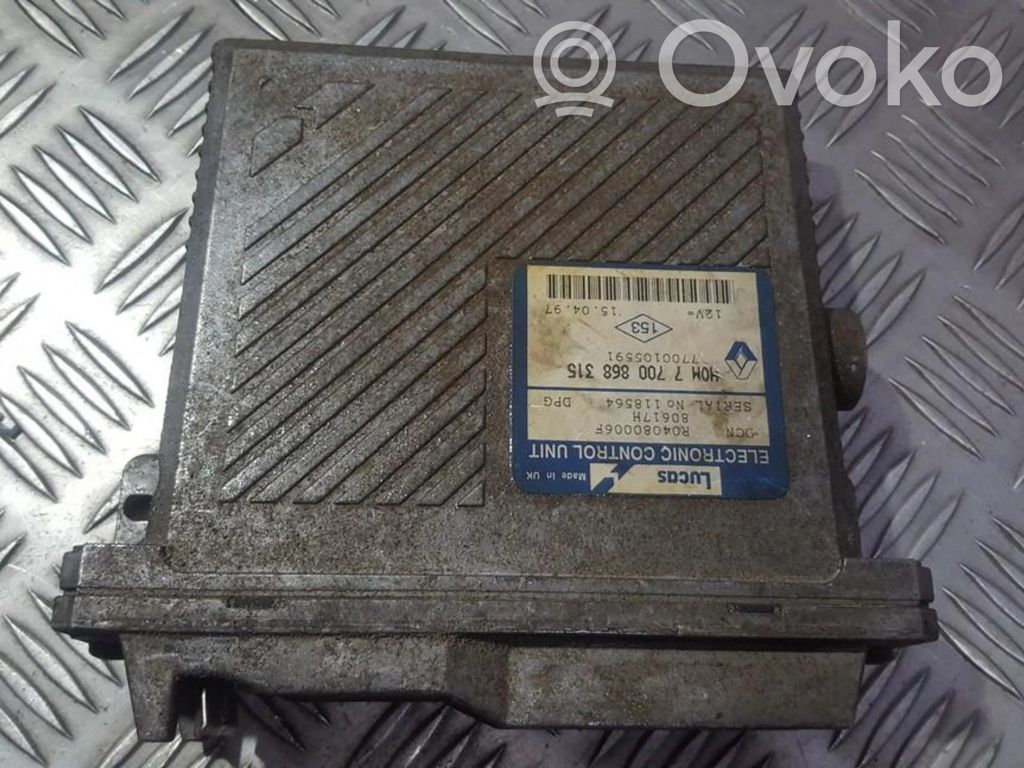 Renault Scenic I Engine control unit/module 