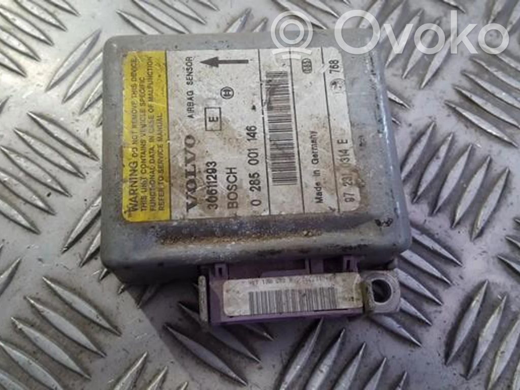 Volvo S40, V40 Unitate/modul de comandă airbaguri