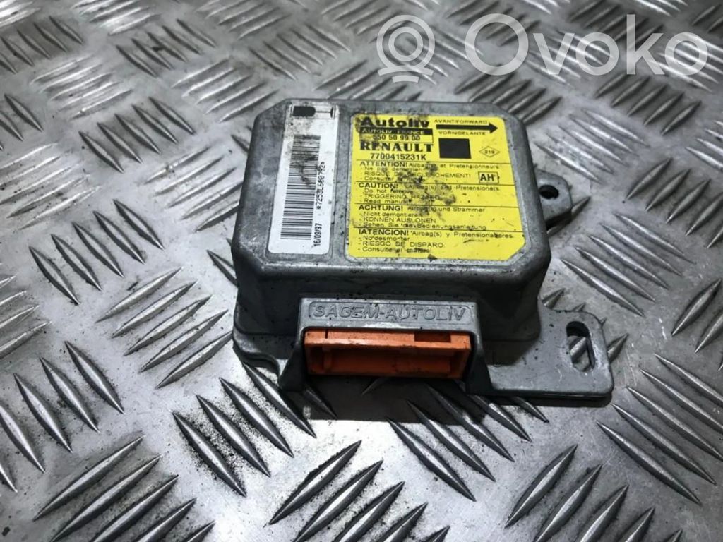 Centralina/modulo airbag   7700415231K,550509900,550509900,7700415231K