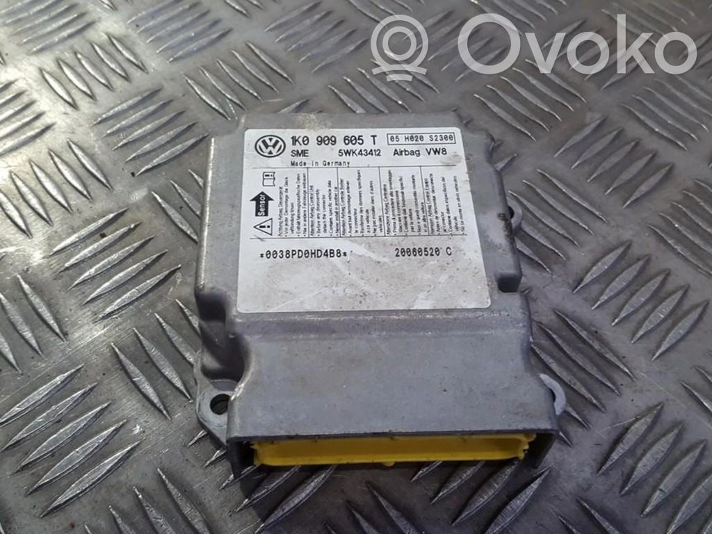 Unidad de control/módulo del Airbag   1K0909605T,5WK43412,1K0909605T,5WK43412