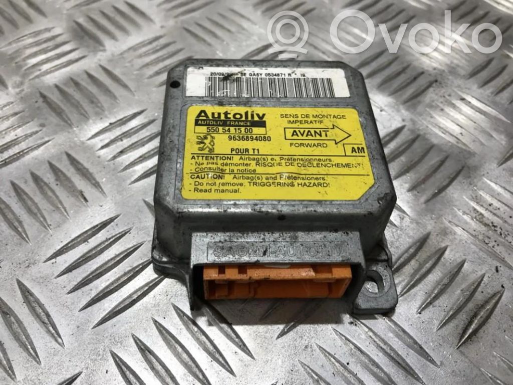 Peugeot 206 Unitate/modul de comandă airbaguri 