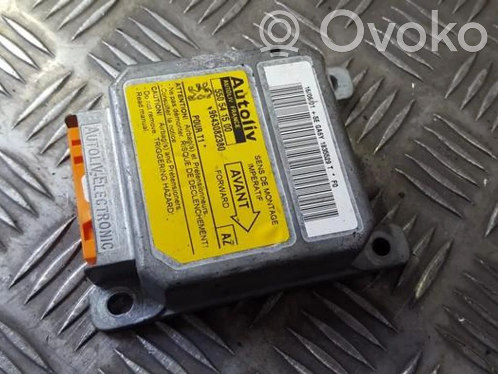 Peugeot 206 Centralina/modulo airbag