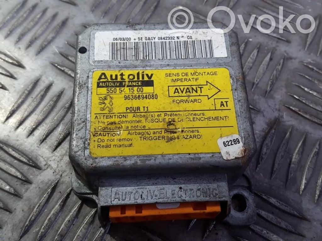 Centralina/modulo airbag   9636894080,550541500,550541500,9636894080