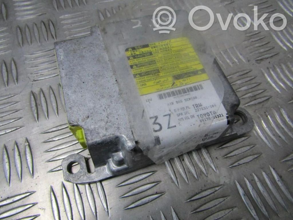 Toyota Avensis T270 Centralina/modulo airbag 