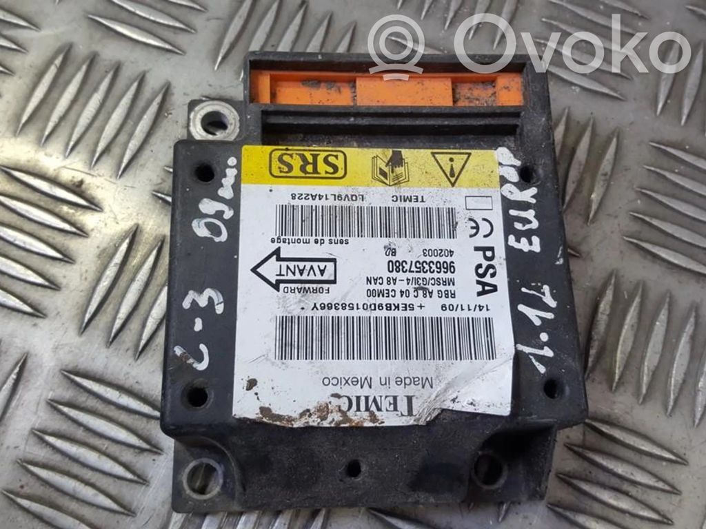 Citroen C3 Module de contrôle airbag 