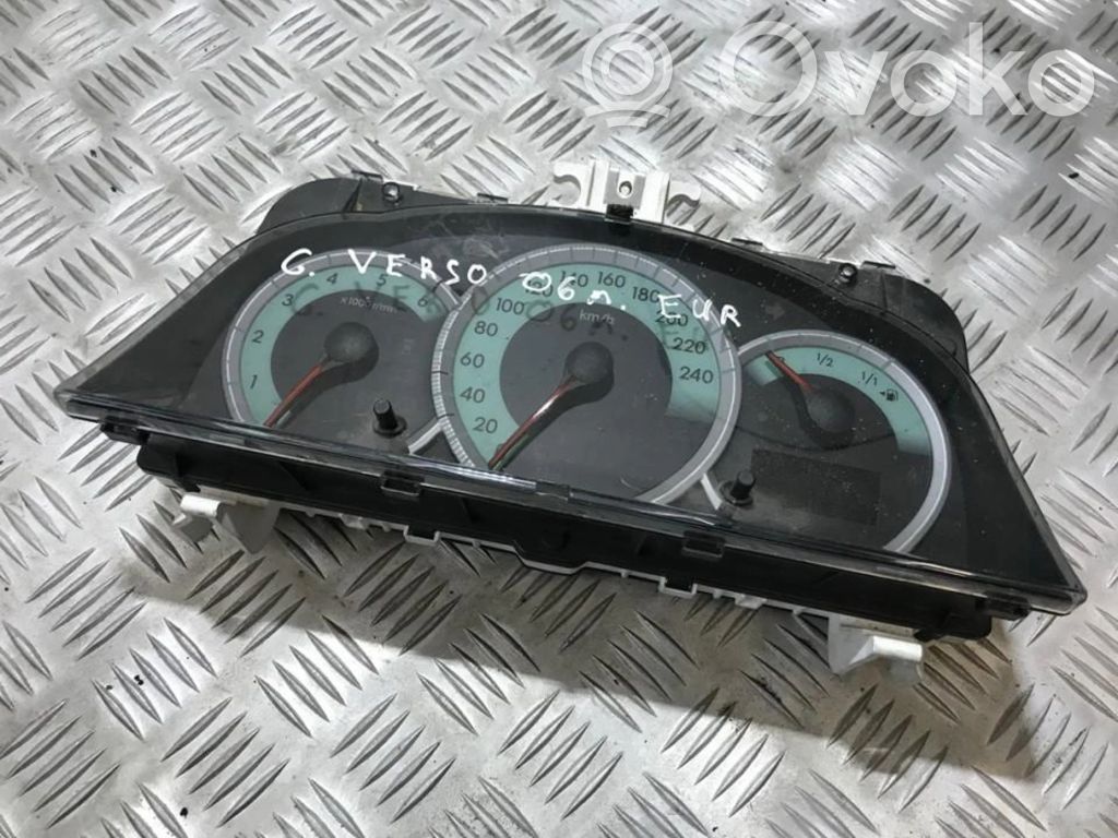 Toyota Corolla Verso AR10 Vitezometru (grup de instrumente) 
