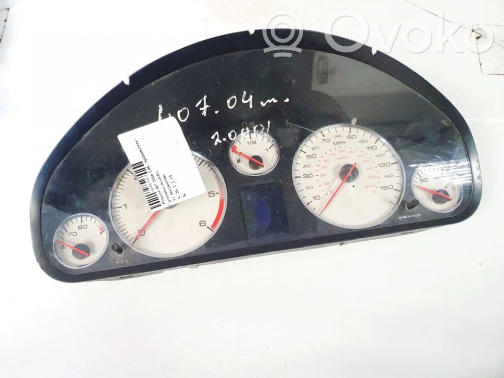 Peugeot 407 Tachimetro (quadro strumenti) 