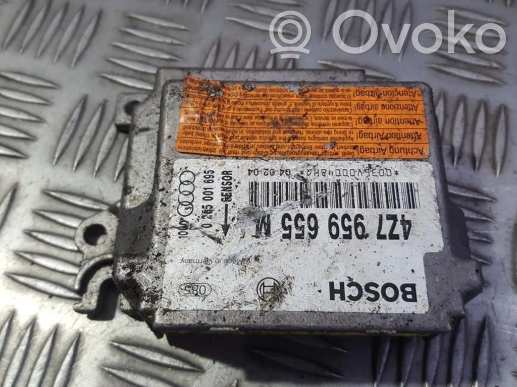 Unidad de control/módulo del Airbag   0285001695,4Z7959655M,0285001695,4Z7959655M