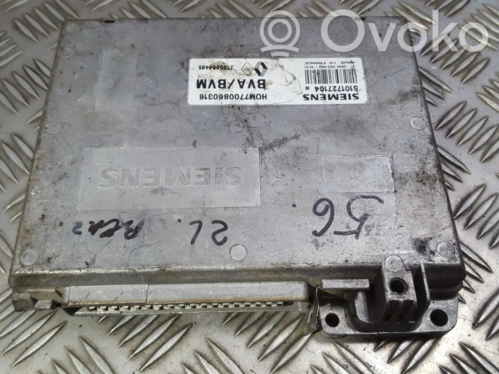 Unidad de control/módulo del motor   H0M7700860316,HOM7700860316,7700864485,H0M7700860316,HOM7700860316,S101727104B