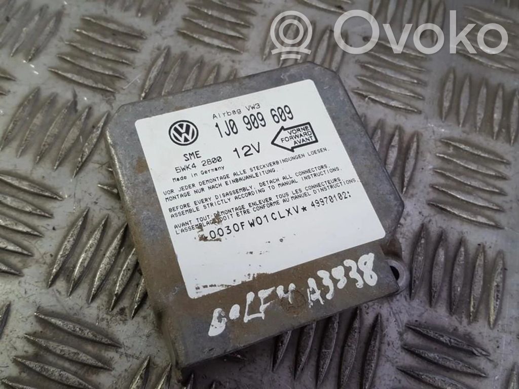 Unidad de control/módulo del Airbag   1J0909609,5WK42800,1J0909609,5WK42800
