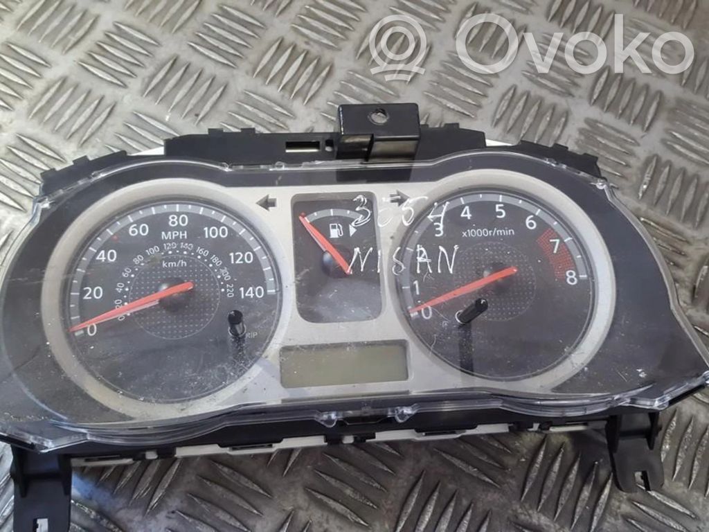 Nissan Note (E11) Spidometrs (instrumentu panelī) 