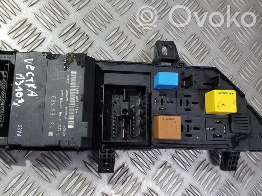 Opel Vectra C Set scatola dei fusibili 