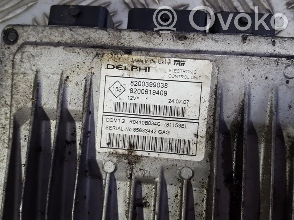 Engine control unit/module   8200399038,8200619409,8200399038,8200619409