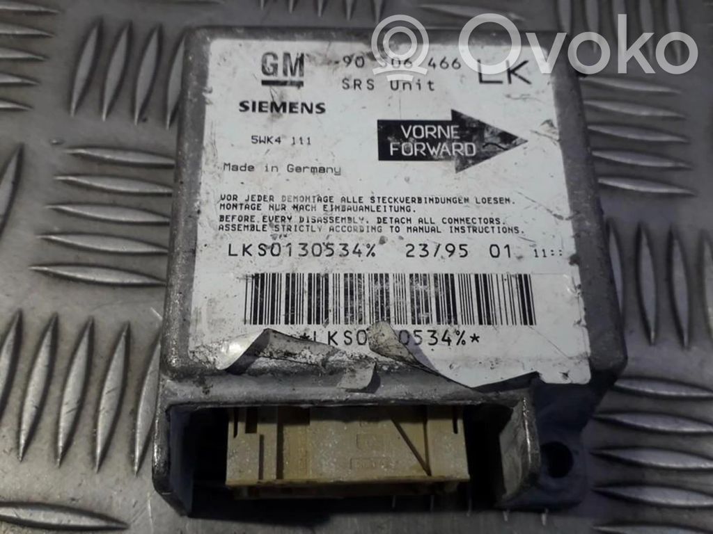 Opel Vectra B Sterownik / Moduł Airbag 