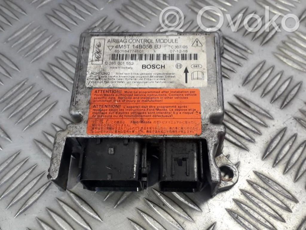Unitate/modul de comandă airbaguri   4M5T14B056BJ,650184774101,0285001552,4M5T14B056BJ,650184774101