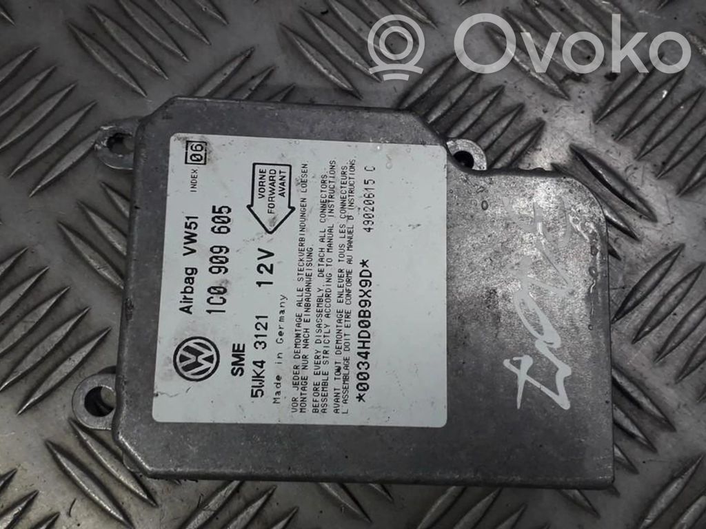 Unidad de control/módulo del Airbag   1C0909605,5WK43121,1C0909605,5WK43121