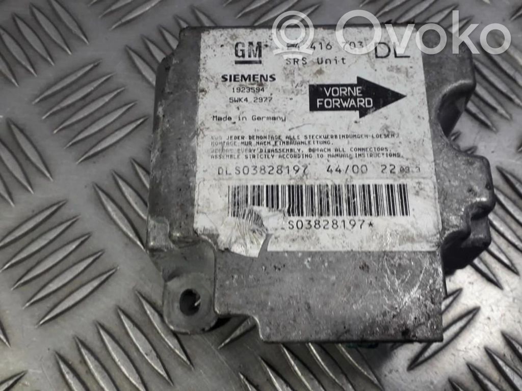 Unidad de control/módulo del Airbag   24416703,S03828197,24416703,S03828197