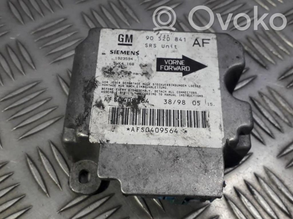 Module de contrôle airbag   90520841,AFS0409564,90520841,AFS0409564