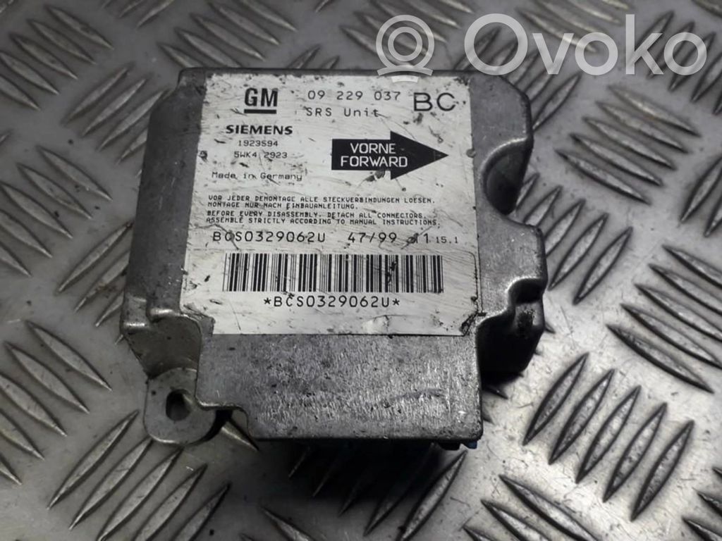 Opel Astra G Centralina/modulo airbag 
