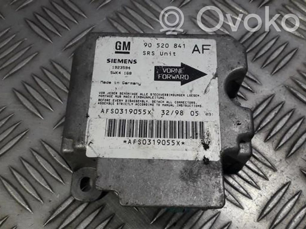 Unidad de control/módulo del Airbag   90520841,1923594,1923594,90520841