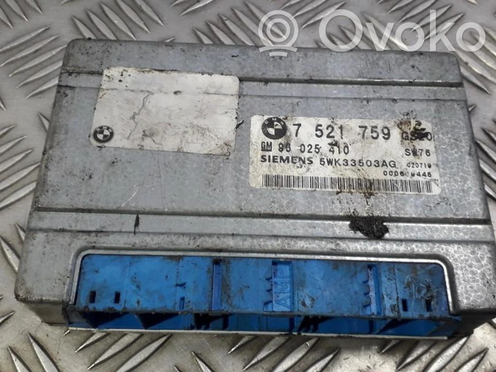 Unidad de control/módulo de la caja de cambios   7521759,96025410,5WK33503AG,7521759,96025410