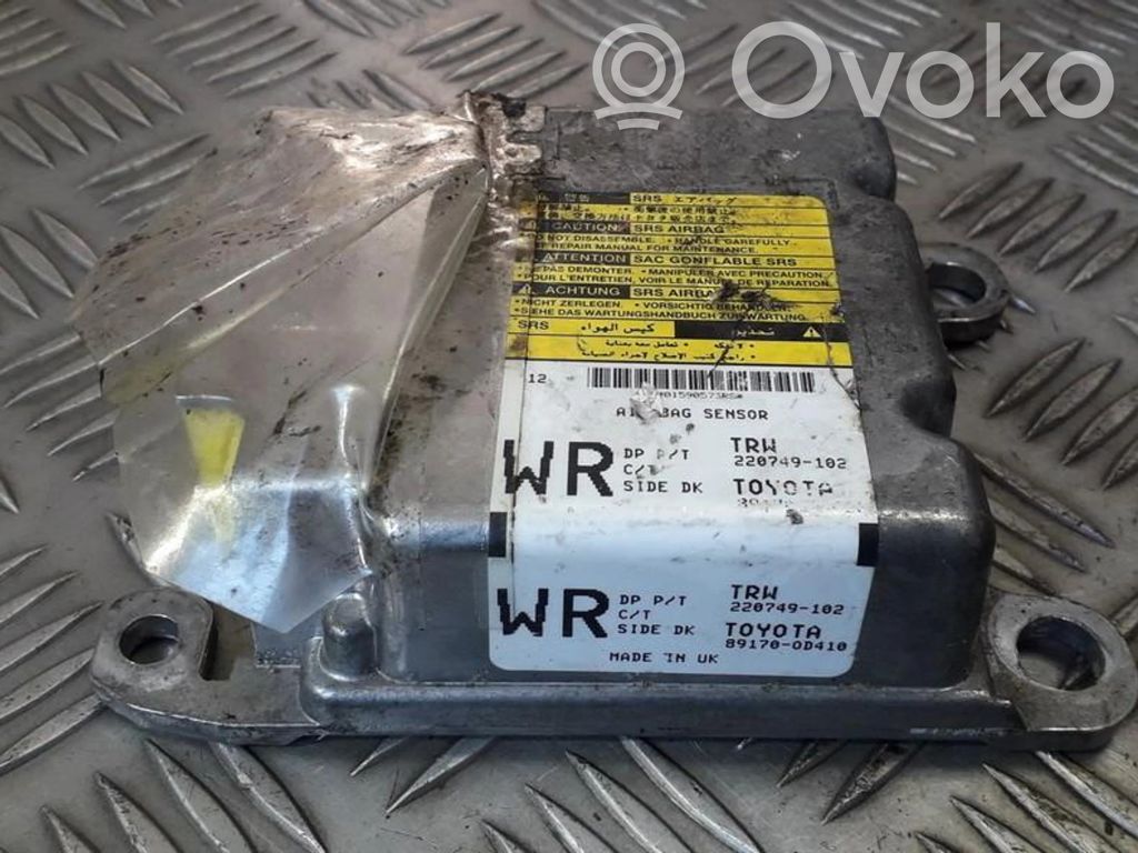 Toyota Yaris Unidad de control/módulo del Airbag