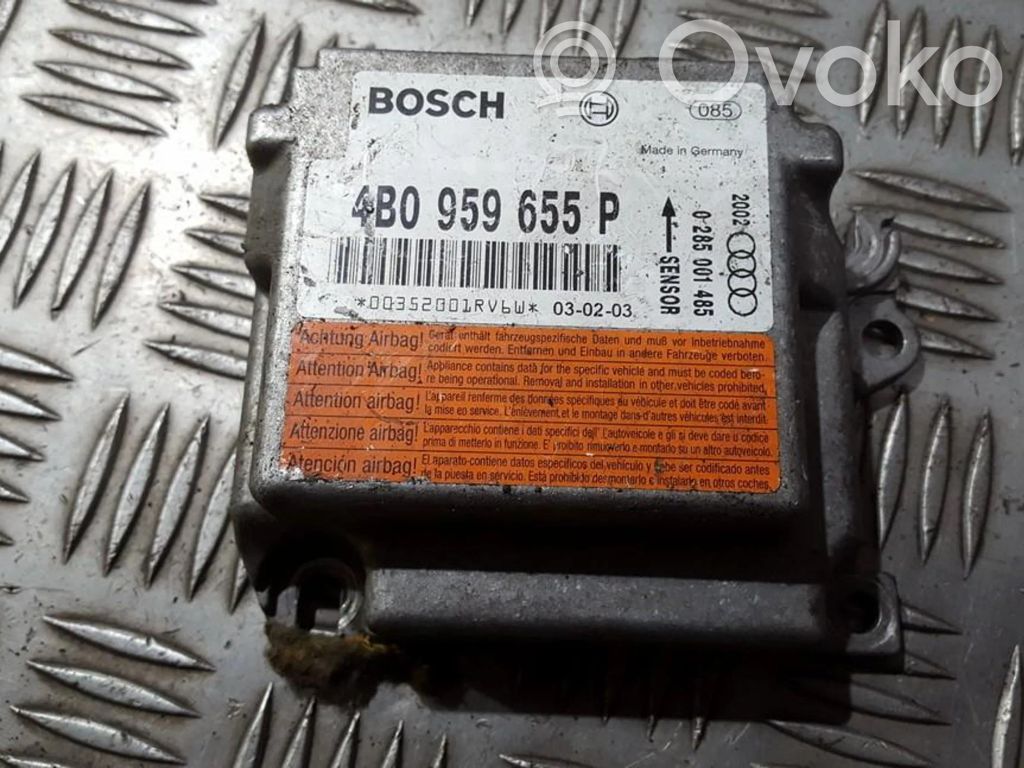Audi A6 S6 C5 4B Centralina/modulo airbag