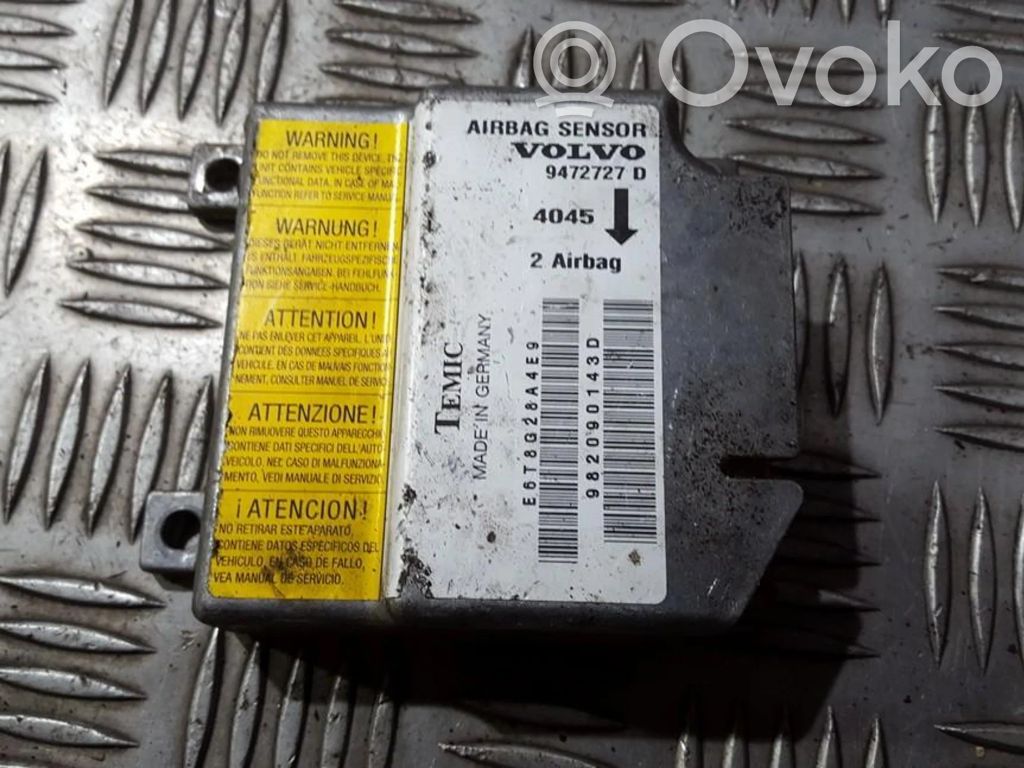 Volvo V70 Unitate/modul de comandă airbaguri 