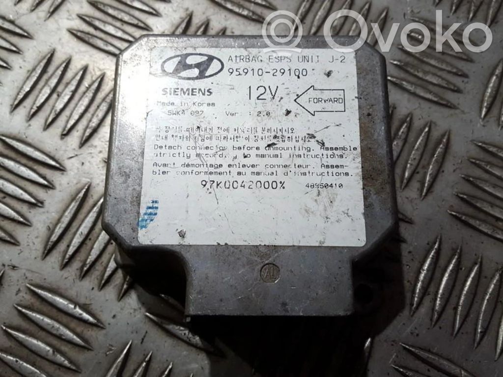 Hyundai Lantra II Unidad de control/módulo del Airbag 