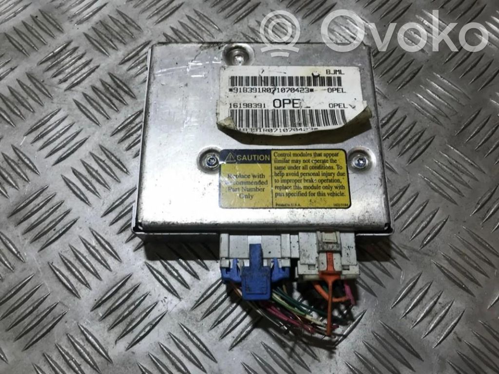 Centralina/modulo ABS   16198391,918391R071070423,16198391,918391R071070423
