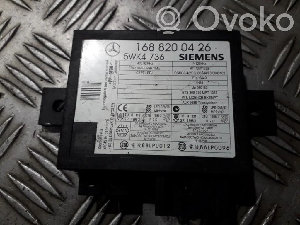 Centralina/modulo immobilizzatore   1688200426,5WK4736,1688200426,5WK4736
