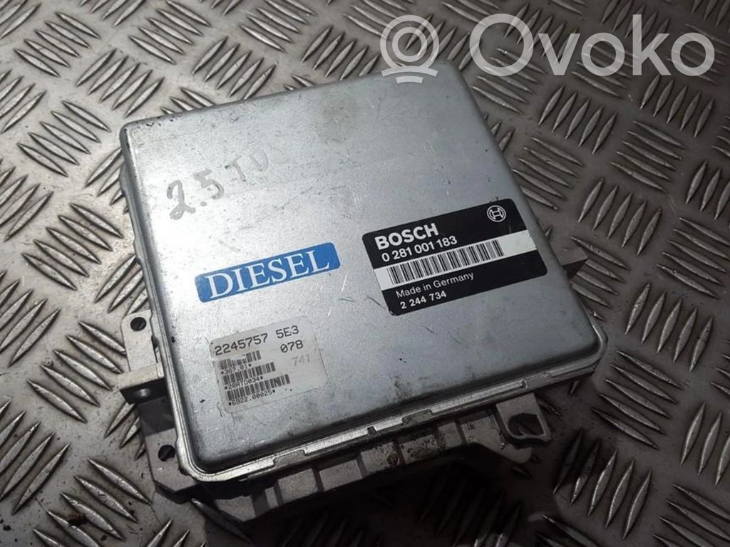 Centralina/modulo del motore   0281001183,2244734,0281001183,2244734