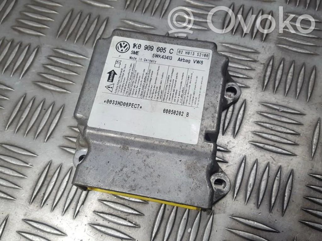 Volkswagen Golf V Unitate/modul de comandă airbaguri 